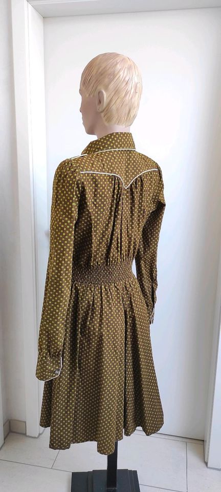 NEUw Blutsgeschwister Kleid Blusenkleid XL 42 braun/grün Maße in Ahaus