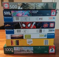 Verschiedene Puzzle, 500 & 1000 Teile, ab 4€ Baden-Württemberg - Leimen Vorschau