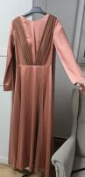 Kleid Maxi Kupfer Größe 38 langarm Blickdicht Satin Optik Bayern - Schweinfurt Vorschau