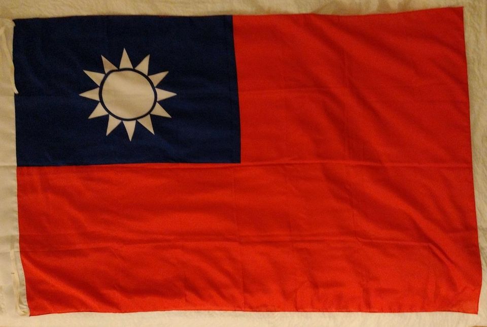 Nationalflagge Taiwan in Trier