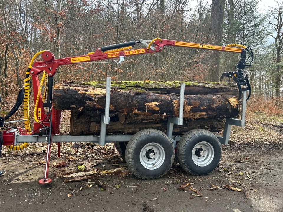 SBF ST 4500 Rückewagen mit Auflaufbremse - für Kompaktraktoren in Brockscheid