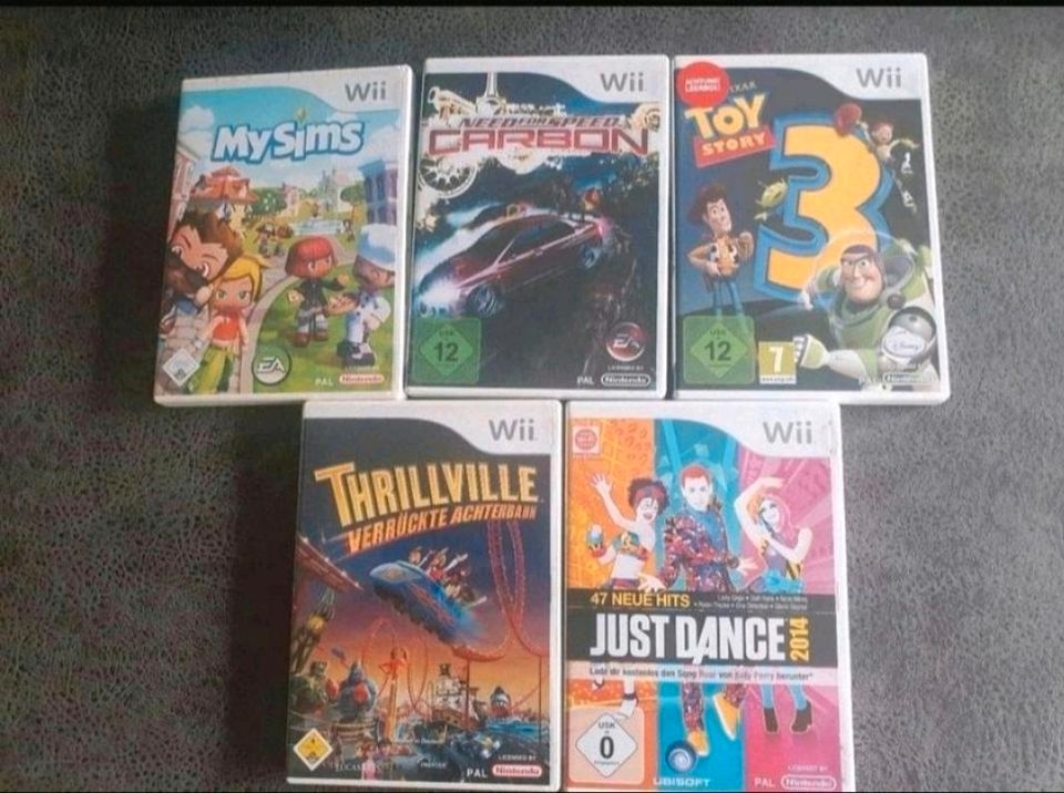 Verschiedene Nintendo Wii Spiele in Uetersen