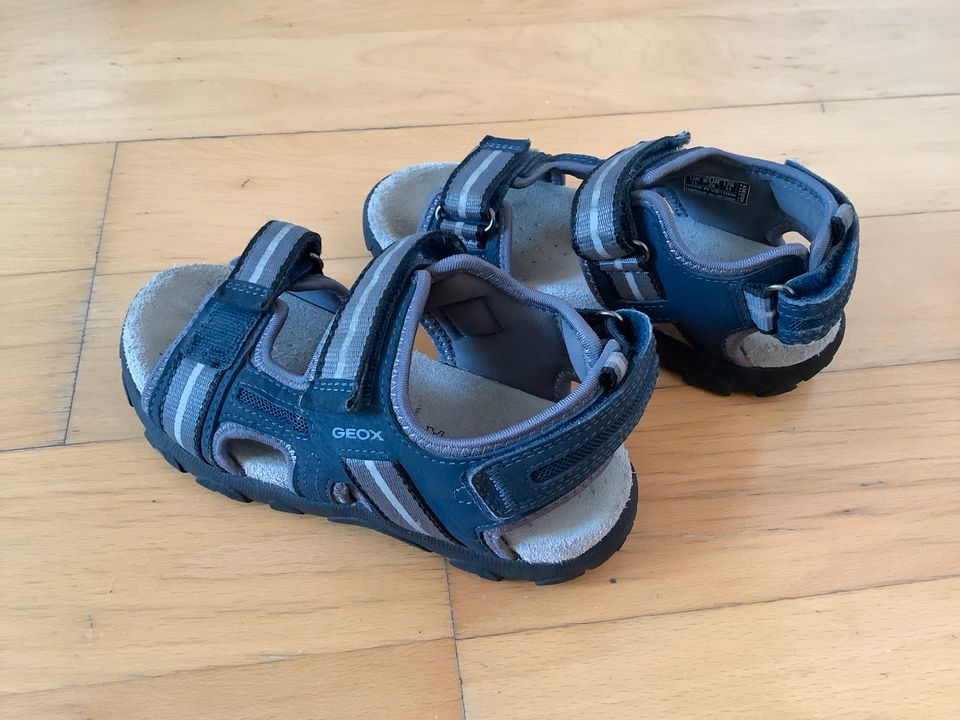 GEOX Schuhe Sandalen 29 blau-grau Klettverschluss in Landshut