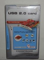 Conceptronic 5 (4+1) Port USB 2.0 Hi-Speed PCI Controller Karte Neuhausen-Nymphenburg - Neuhausen Vorschau