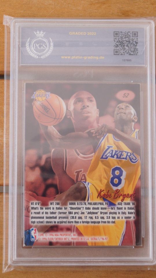 1996-97 Fleer Rookie ULTRA 96/97 Kobe Bryant #52 PGS 8 NM-MINT in Bad Saarow