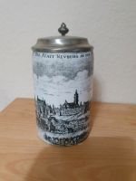 Bierkrug, Zinndeckel, Neuburg Donau, Merian, Donautaler, Gaufest Bayern - Günzburg Vorschau