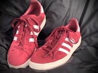 ADIDAS CAMPUS Gr 43 1/2 Leder Bordeaux rot Sneaker Schuhe Vintage München - Au-Haidhausen Vorschau