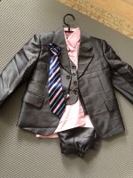 Größe 104 Kinder Anzug grau rosa Krawatte Weste Altona - Hamburg Ottensen Vorschau