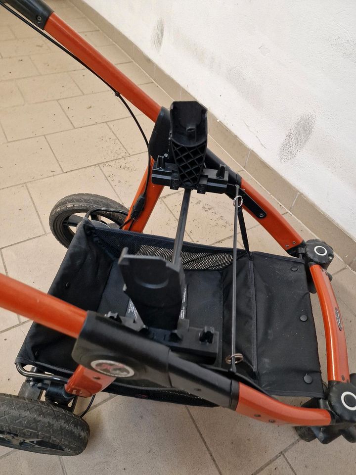 Hartan Racer GTS Kinderwagen Grau Orange in Niederwürschnitz