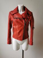 VINTAGE Bikerjacke Lederjacke S rot Moto cuir? Race Motorrad rar Baden-Württemberg - Karlsruhe Vorschau