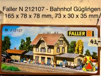 Spur N Faller 212107 Bahnhof Güglingen - Bausatz Neu OVP Kreis Pinneberg - Borstel-Hohenraden Vorschau