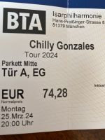 Chilly Gonzales MUC 25.03. Isarphilharmonie 2 Tickets Parkett Bayern - Buch a. Erlbach Vorschau