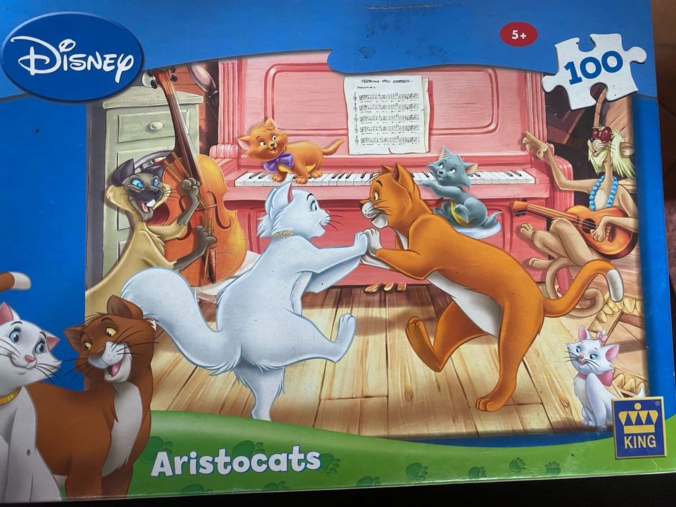 Disney Aristocats Katzenpuzzle 100 Neu in Aken