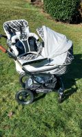 Emmaljunga  duo edge combi Kinderwagen,  Sportwagen Leder weiss Baden-Württemberg - Walldürn Vorschau