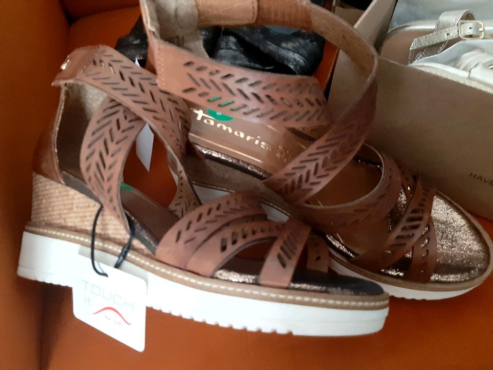 Tamaris Gioseppo Mjus Heine Schuhe Sandalen Damen Gr. 37/38 Neu in Heilbronn