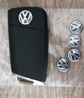 2x Emblem Logo Aufkleber 14 mm für Klappschlüssel Gehäuse VW Wandsbek - Hamburg Farmsen-Berne Vorschau