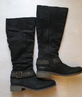 Gabor Stiefel Nubukleder schwarz Schimmer Gr.38 Hessen - Herborn Vorschau