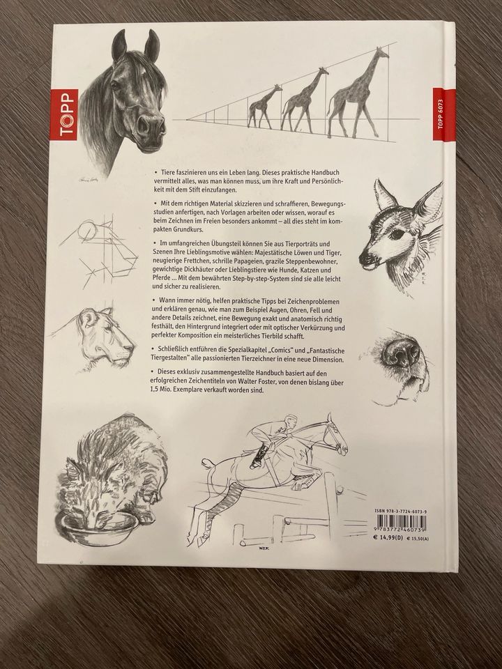 Die Kunst des Zeichnens Tiere Buch in Düsseldorf