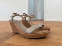 Unisa Wedges Sandaletten – Gold Silber – Gr. 39 – Hochzeitsschuhe Baden-Württemberg - Schorndorf Vorschau