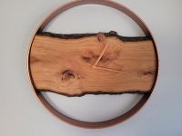 Wanduhr Holz Stahl in Kupfer Geschenk XXL 42cm Brotterode-Trusetal - Trusetal Vorschau