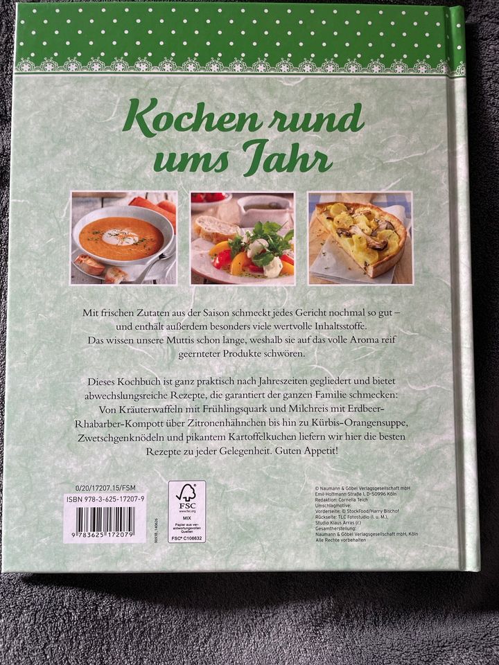 Kochen rund ums Jahr Muttis Küche Kochbuch in Ansbach