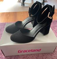 Pumps mit Riemchen schwarz Deichmann Hessen - Groß-Umstadt Vorschau