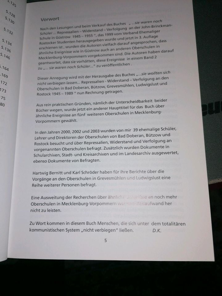 DDR Repressalien Widerstand Verfolgung Oberschule Bützow Doberan in Berlin