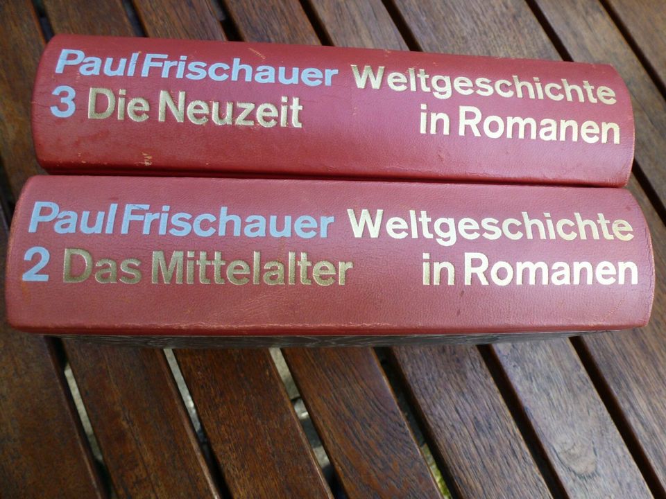 Bücher : 2 Bände Weltgeschichte in Romanen - Paul Froschauer in Olching