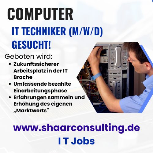 IT-Techniker (m/w/d) - Einstiegsposition in Mannheim