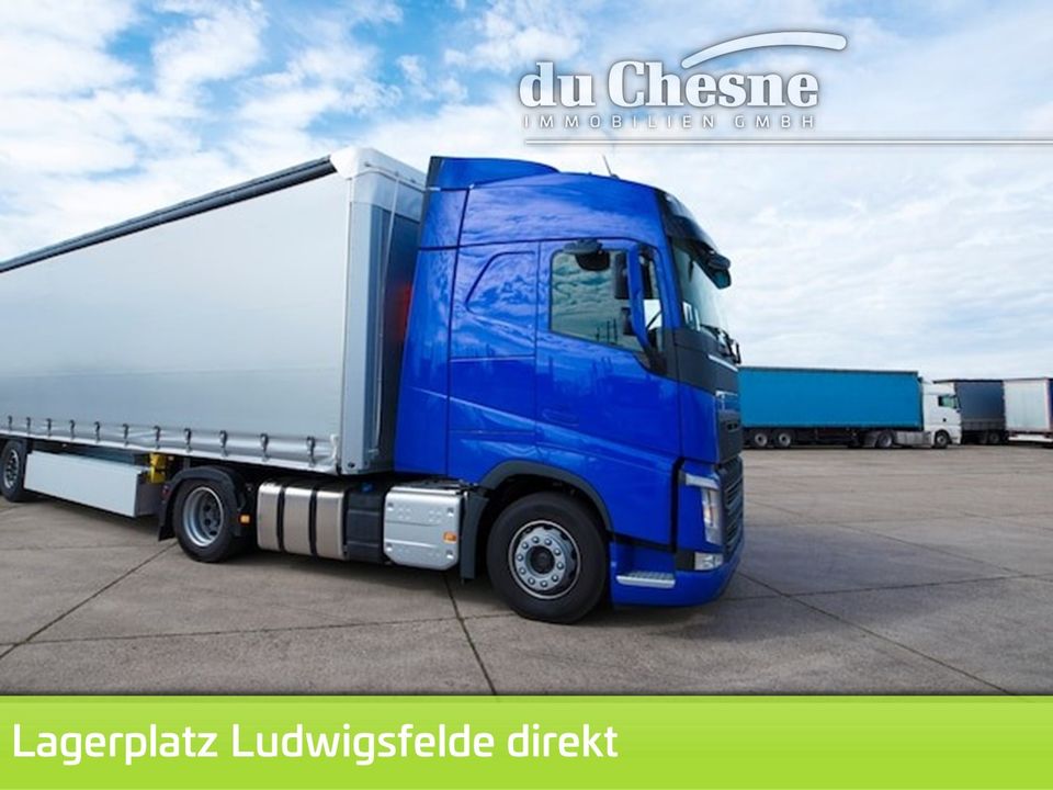 1000 bis 4000 qm Lagerfläche LKW Lagerplatz Ludwigsfelde Nähe Bahnhof  01721444445 in Potsdam