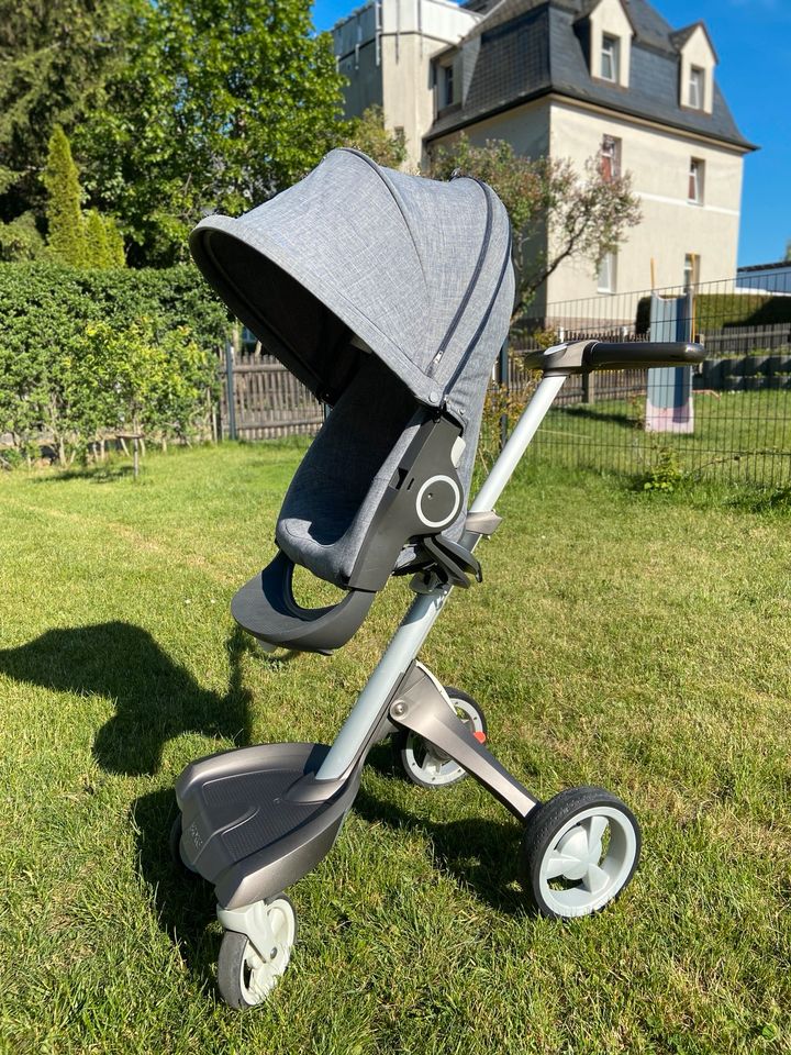 Stokke Xplory Kinderwagen MEGA SET+Sommer/Winterkit+Geschwisterb. in Chemnitz