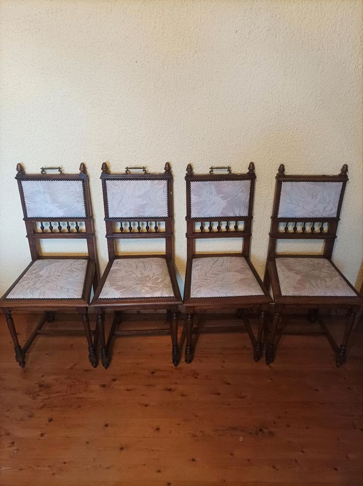 4 Antike Stühle Jugendstil Gründerzeit in Oberweis