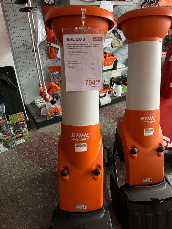 Stihl GHE 260 S Drehstrom Häcksler in Solingen