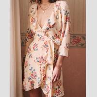 Sezane Sézane Kleid Sommerkleid Wickelkleid Seide S creme Hannover - Linden-Limmer Vorschau