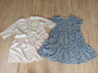 Kleid Tunika 48 50 Bodyflirt Volants weiß blau Blumen Tunikakleid Münster (Westfalen) - Albachten Vorschau