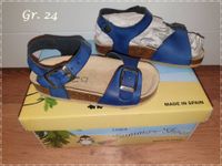 Linea Leder Sandalen in blau *Made in Spain* Gr. 24 *NEU* Rheinland-Pfalz - Konz Vorschau