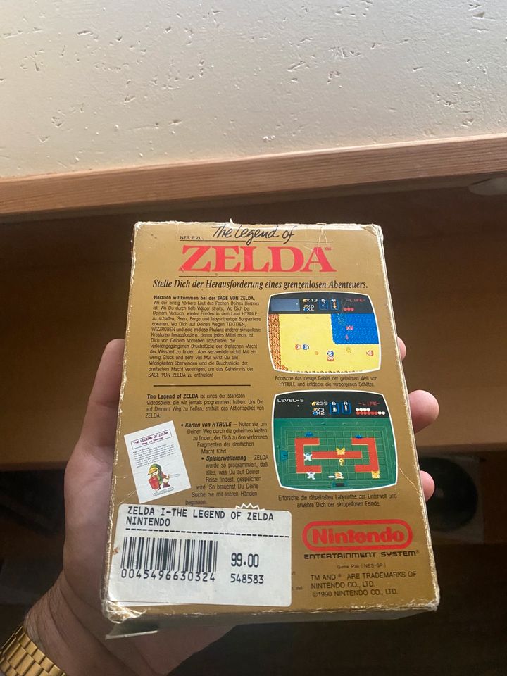 Nintendo Zelda NES OVP in Kirchberg (Hunsrück)