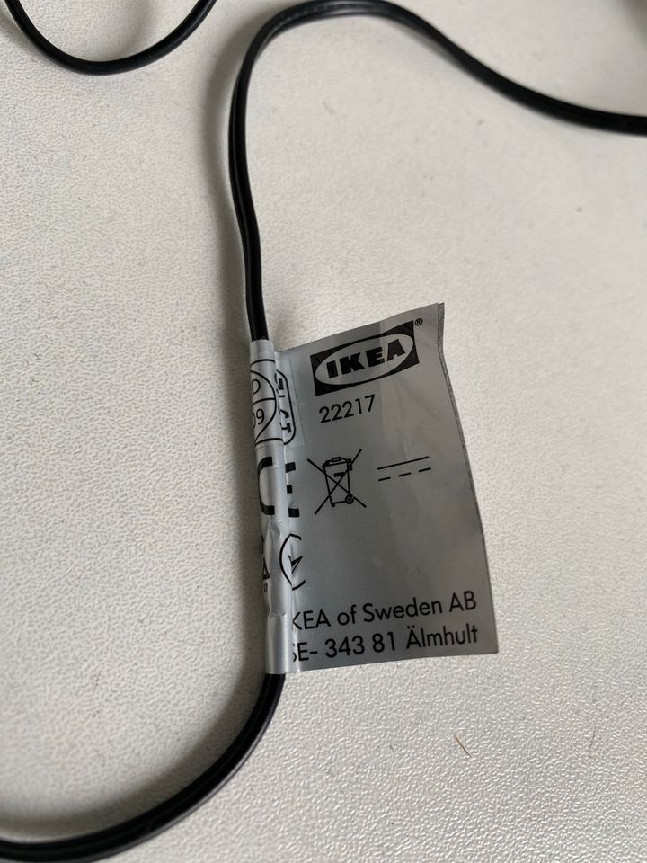 IKEA Lampe 22217 Tischleuchte schwarz silber Stablicht in Eckernförde