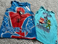 2 x Achselshirt, Unterhemd, Größe 122, Spiderman, PJ Masks Wuppertal - Langerfeld-Beyenburg Vorschau