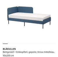 Ikea Bett, Bettgestell + Eckkopfteil, gepolst, NEUWERTIG Bayern - Olching Vorschau