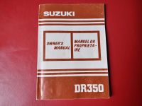 Suzuki DR 350 N Fahrerhandbuch Rheinland-Pfalz - Altleiningen Vorschau