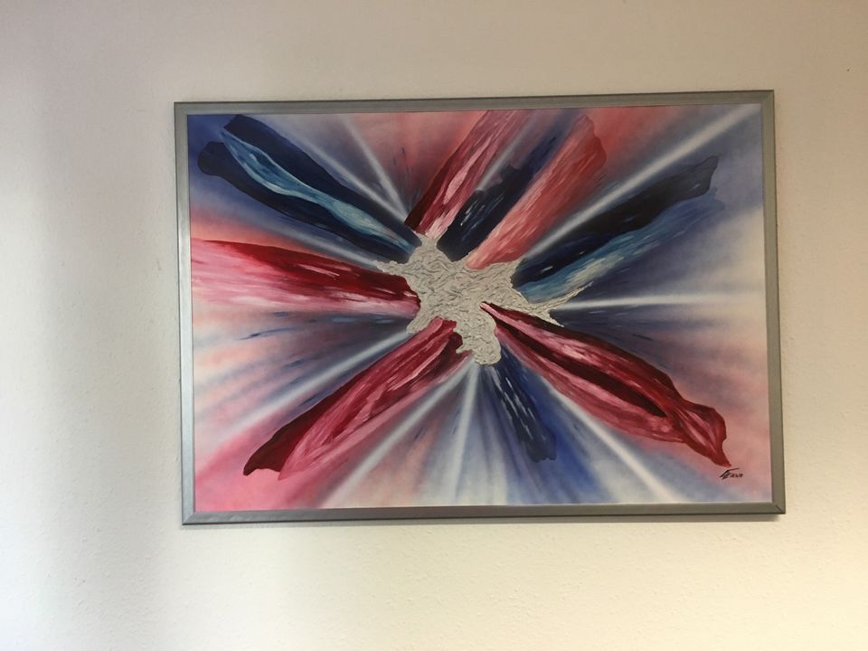 „ Eruption lll“ Airbrushtechnik in Iffezheim