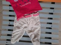 Sommer-Set  (Capri und Shirt),  92, pink/beige, neuwertig Bayern - Marktleugast Vorschau