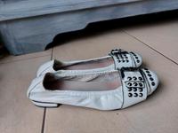 Schuhe weiß von Kennel und Sccmenger Gr 6,  39 Leder Ballerinas Bochum - Bochum-Nord Vorschau