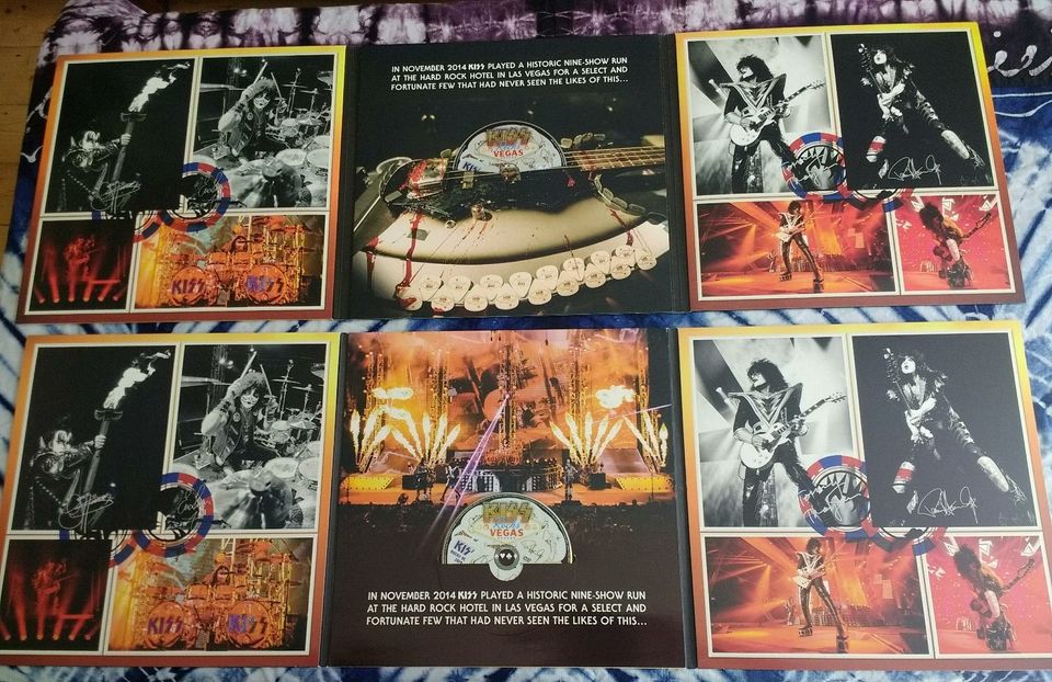 KISS..Rocks Vegas..USA..Vinyl..2 x LP+DVD..Alive 2014.. in Bedburg-Hau