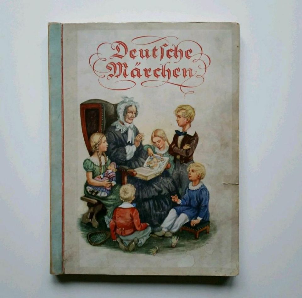 Deutsche Märchen Sammelalbum Altdeutsch 1939 Antiquität Sammler in Gehren