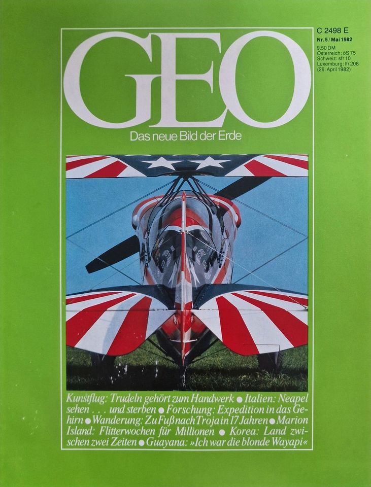 Magazin GEO Jahr 1982 / Hefte/ Bücher in Berlin