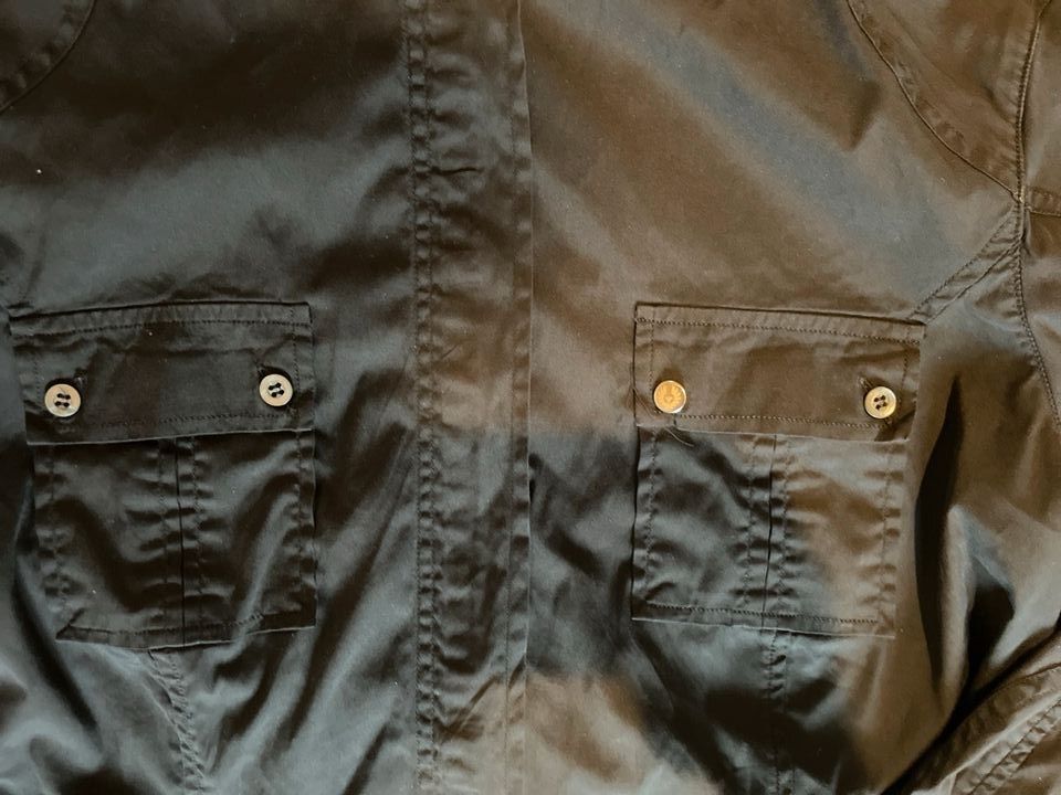 Belstaff Bluse schwarz ital. 44 (38) Reißverschluss in Werl