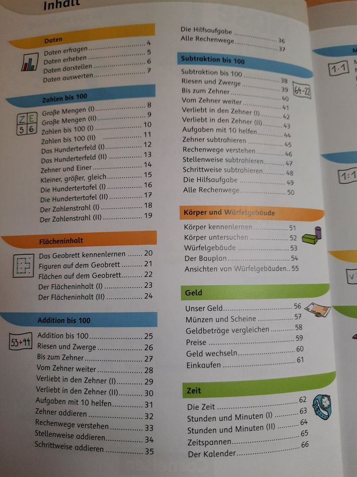 Nase vorn! Lehrwerk für Mathematik. Einstiegsbuch 2 Cornelsen NEU in Camburg