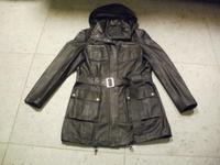 TOP schicke schwarze LEDER Jacke m. Kapuze " MILESTONE " 40 Bayern - Zirndorf Vorschau